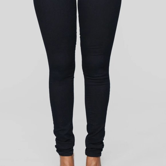 Fashion Nova Super High Waist Denim Skinnies - Picture 8 of 8